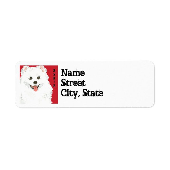 American Eskimo Dog Colour Block (Front)