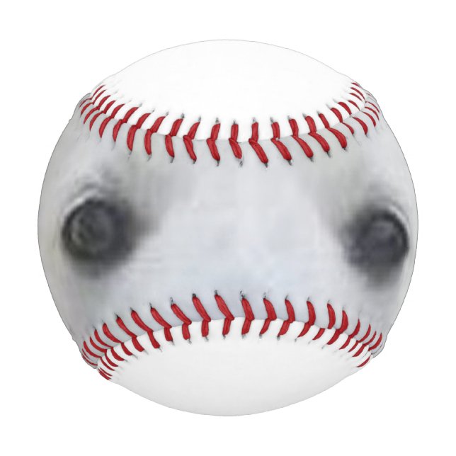 American_Eskimo_Dog eyes Baseball (Front)