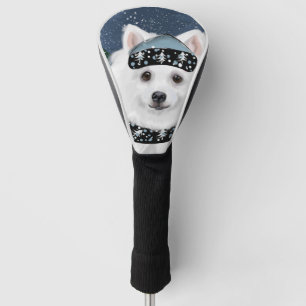 American Eskimo Dog Golf Head Cover