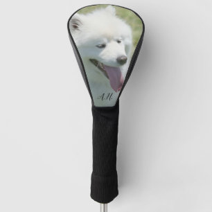 American Eskimo dog monogrammed Golf Head Cover