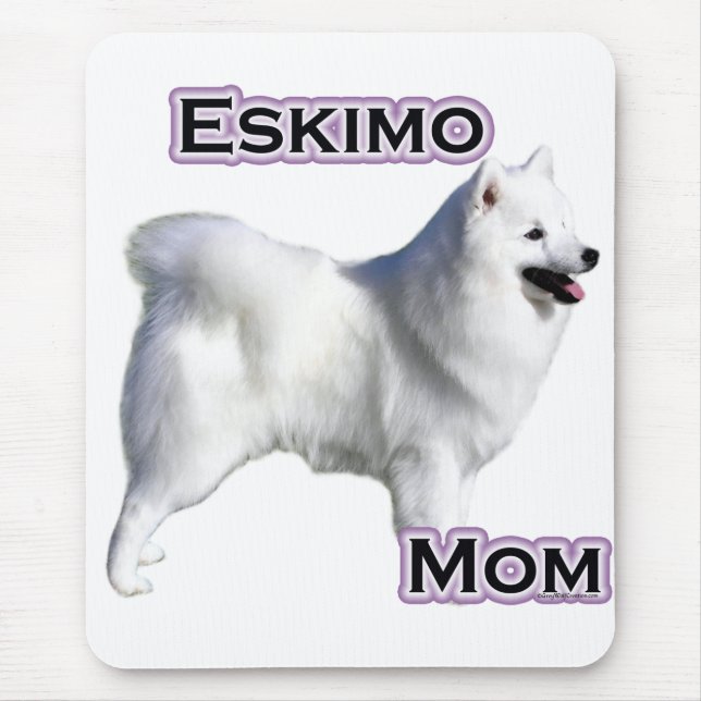 American Eskimo Dog Mum 4 Mouse Pad (Front)
