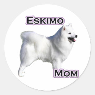 American Eskimo Dog Mum 4 - Sticker