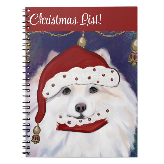 American Eskimo Dog Notebook (Front)