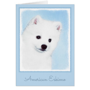American Eskimo Dog Painting - Original Dog Art