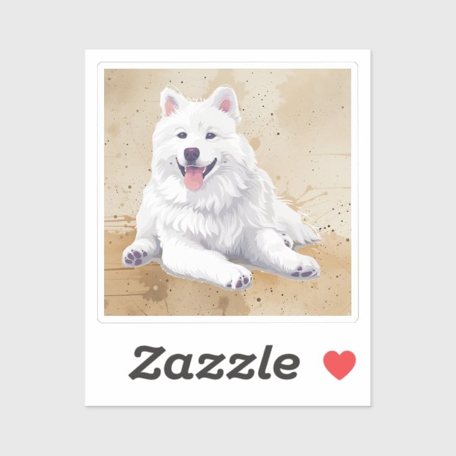 American Eskimo  Dog Pet Animal (Sheet)