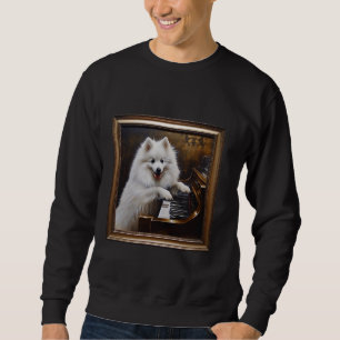 American Eskimo Dog Piano Dog 1 Sweatshirt