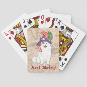 American Eskimo Dog Pirate Playing Cards