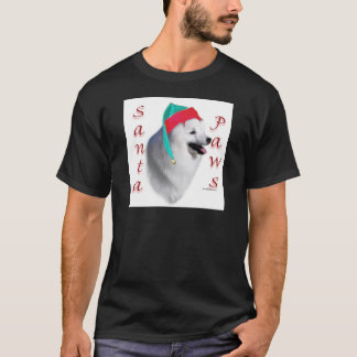 American Eskimo Dog Santa Paws T-Shirt