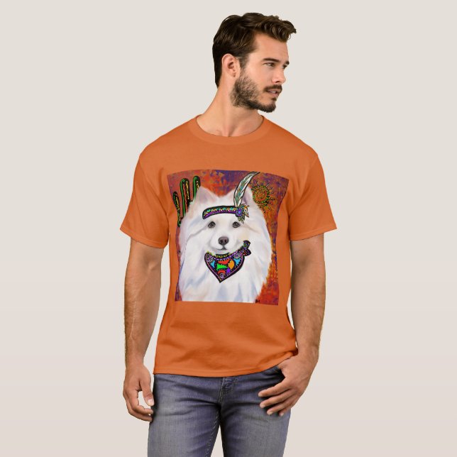 American Eskimo Dog  T-Shirt (Front Full)