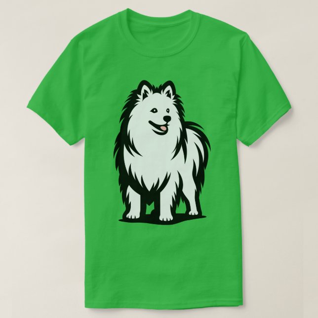 American Eskimo Dog T-Shirt (Design Front)