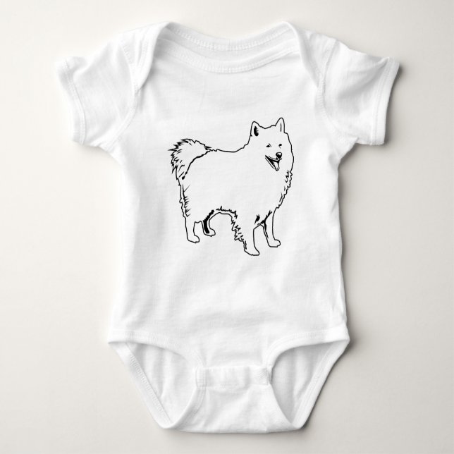 American Eskimo Pride Baby Bodysuit (Front)