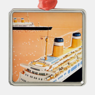 American Export Lines Metal Tree Decoration