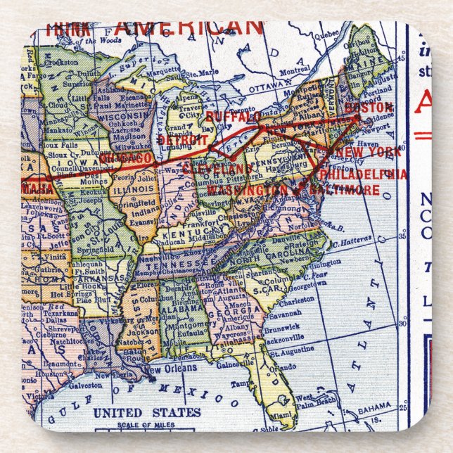 AMERICAN EXPRESS SHIPPING COASTER (Front)