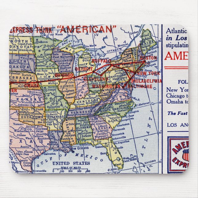 AMERICAN EXPRESS SHIPPING MOUSE PAD (Front)