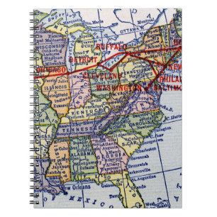 AMERICAN EXPRESS SHIPPING SPIRAL NOTEBOOK
