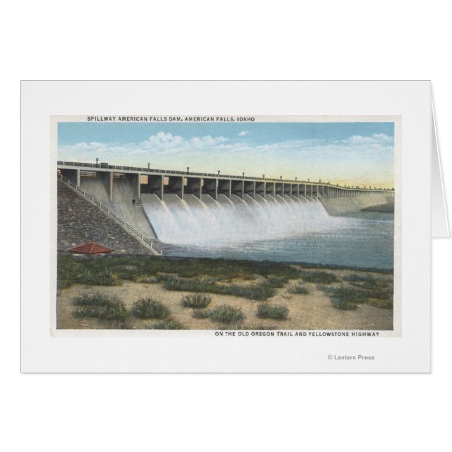 American Falls Dam Spillway, Oregon (Front Horizontal)