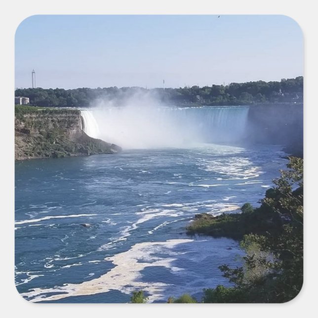 American Falls Square Sticker (Front)