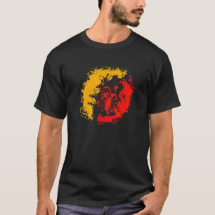 American Fantasy Football Player Sport Colour Spla T-Shirt