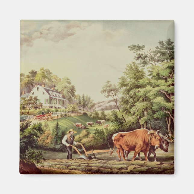 American Farm Scenes Magnet (Front)