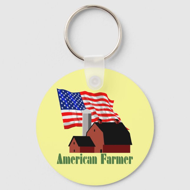 American Farmer Key Ring (Front)