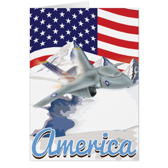 American fighter Jet (Front)