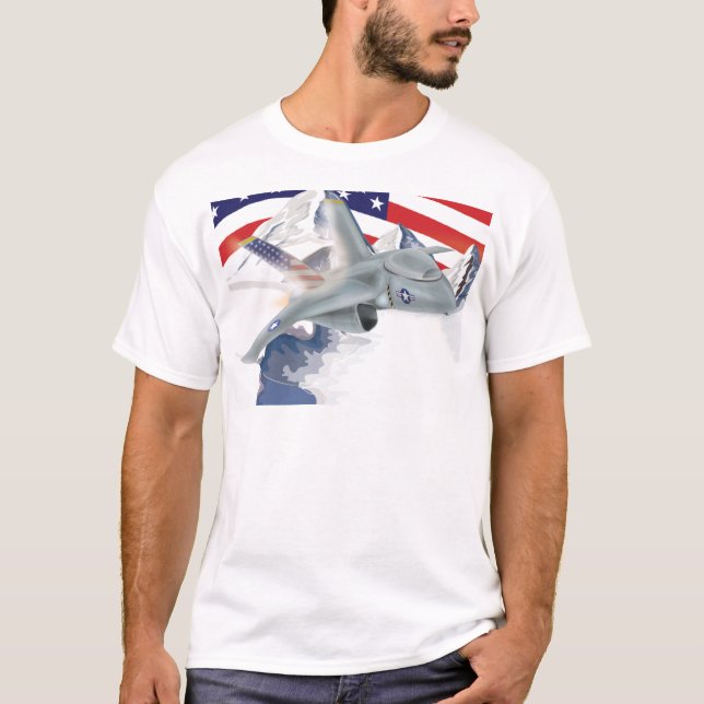 American fighter Jet T-Shirt (Front)