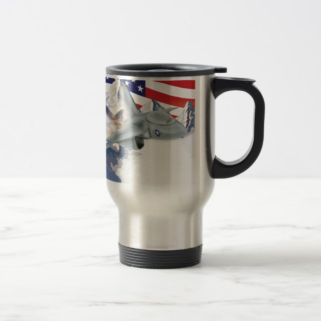 American fighter Jet Travel Mug (Right)