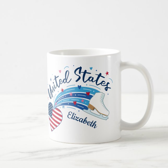 American Figure Skating Coffee Mug (Right)