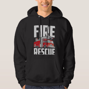 American Firefighter Son Nephew Fire Truck Hoodie