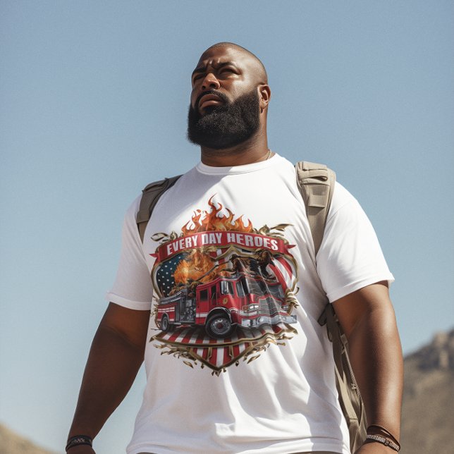 American Firefighters in Action T-Shirt (Creator Uploaded)