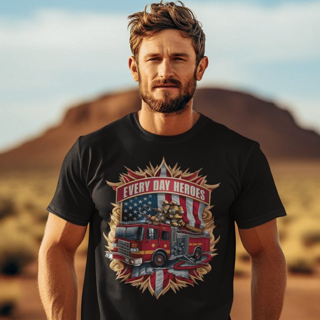 American Firefighters Valour T-Shirt (Creator Uploaded)