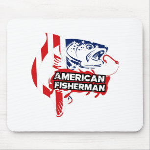 American fisherman mouse pad