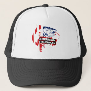 American fisherman trucker hat