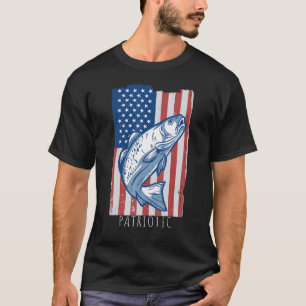 American Fishing Independence Day T-Shirt