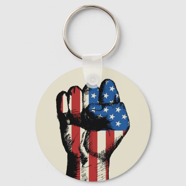 American Fist Key Ring (Front)
