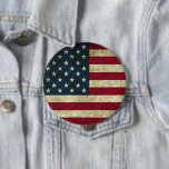 American Flag 10 Cm Round Badge<br><div class="desc">Shape: Round Button With Zazzle custom buttons you can do more than just express a political opinion. Since you can add your own designs, pictures, and text you can express just about anything you can think of. Start creating amazing flair today! Available in 5 sizes from 1.25" to 6" diameter...</div>