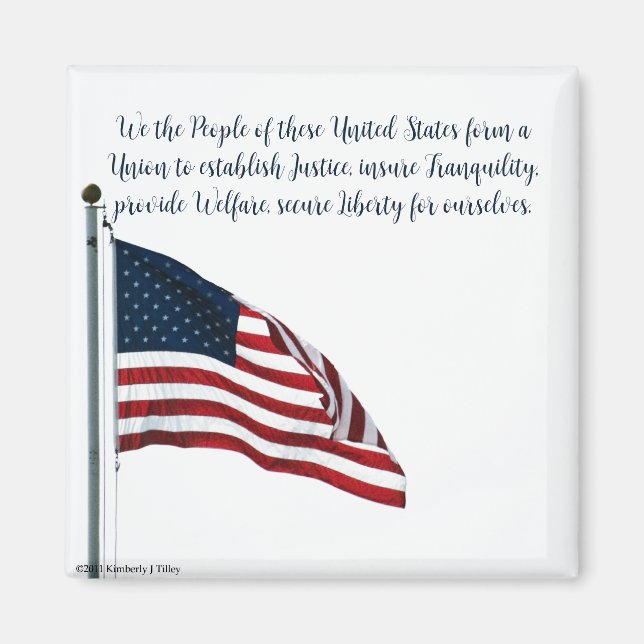 American Flag 2371 Magnet (Front)