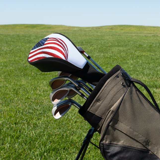 American Flag 2412 Golf Head Cover (In Situ)