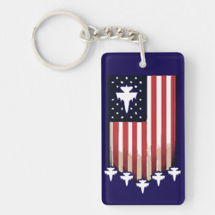 American Flag 4th of July-65079 Key Ring
