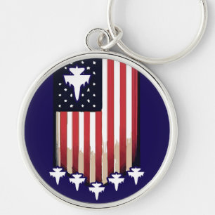 American Flag 4th of July-65079 Key Ring