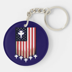 American Flag 4th of July-65079 Key Ring