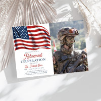  American Flag 4th of July Army Retirement