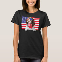 American Flag 4th Of July English Springer Spaniel