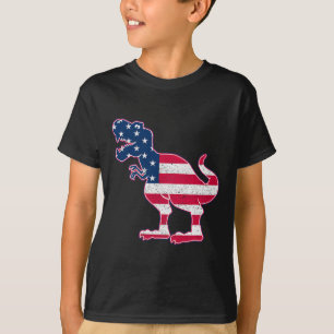 American Flag 4th Of July Patriotic Boys Gift  T-Shirt
