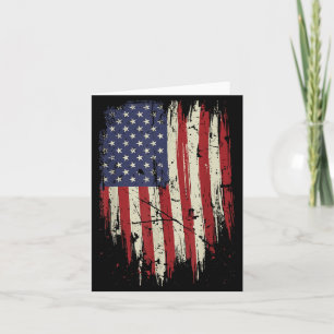 American Flag 4th of July Patriotic USA Graphic Card