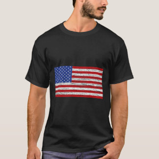American Flag 4th Of July USA Patriotic  T-Shirt