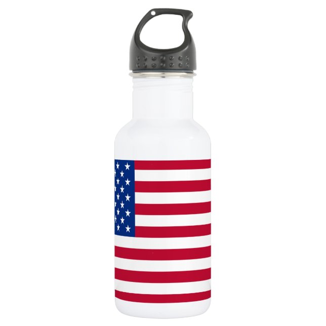 American Flag 532 Ml Water Bottle (Front)