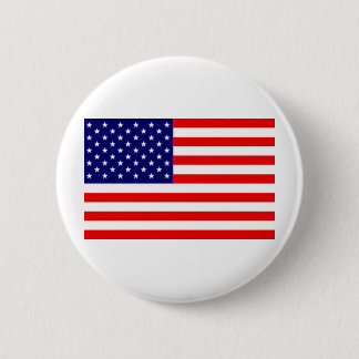 American Flag 6 Cm Round Badge