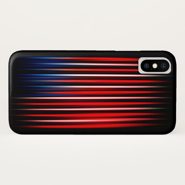 American Flag Abstract Striped Case-Mate iPhone Case (Back (Horizontal))