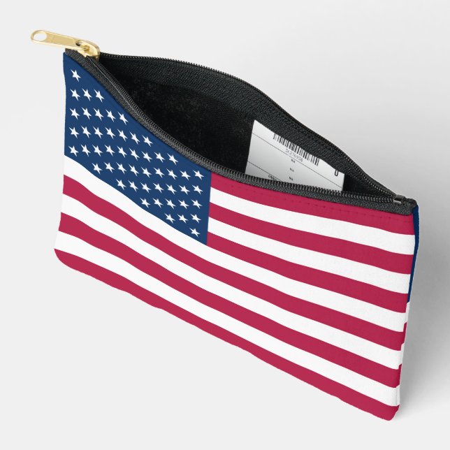American flag accessory pouch (Open)